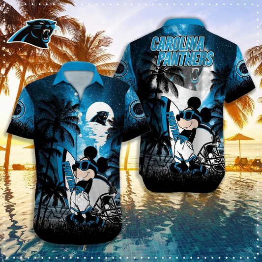NFL X CAR MK Tropical Trees Hawaiian Shirt HLP 070526 LBN