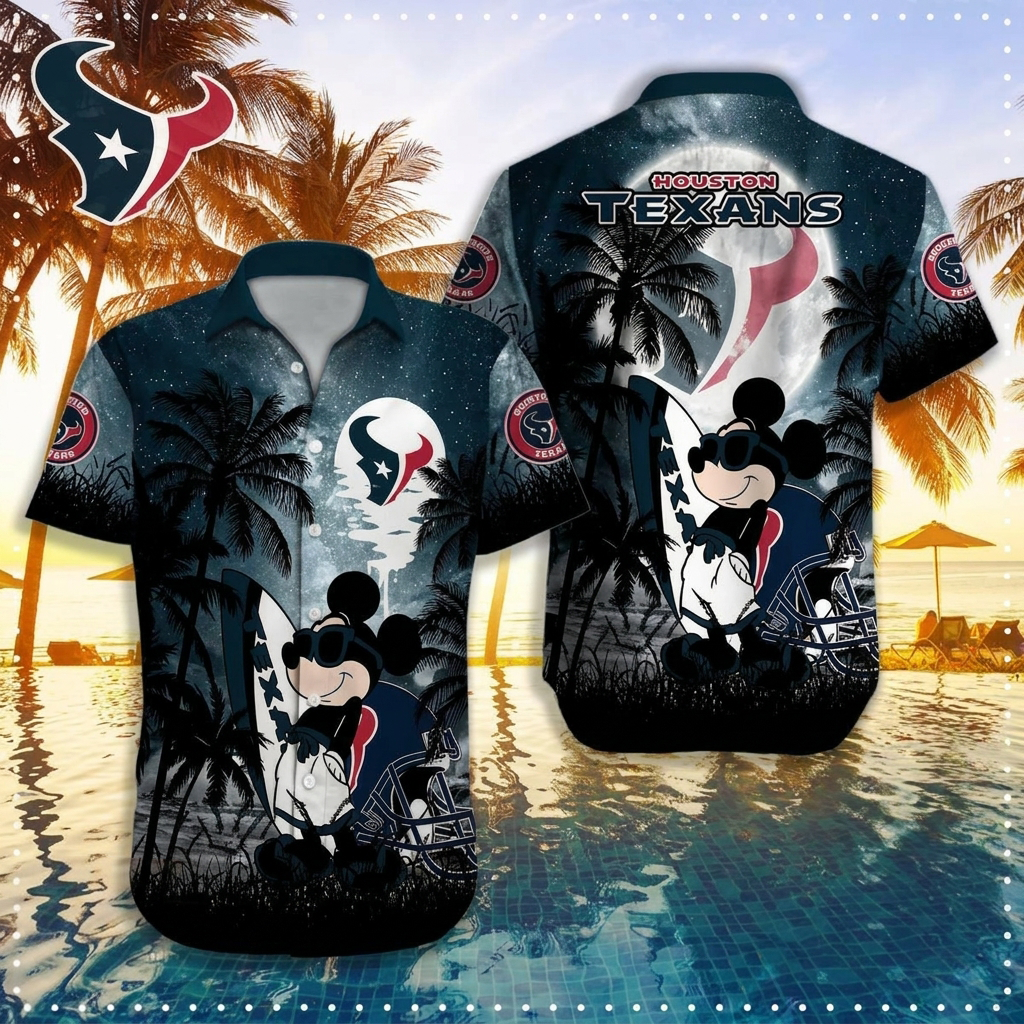 NFL X HOU MK Tropical Trees Hawaiian Shirt HLP 070526 LBN