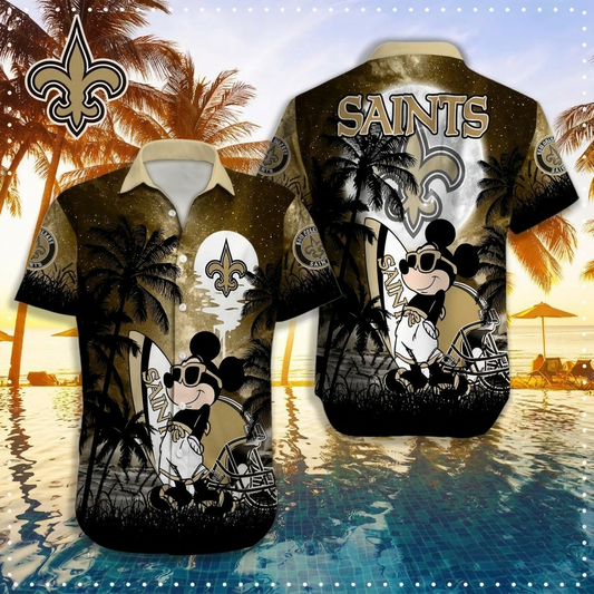 NFL X NO MK Tropical Trees Hawaiian Shirt HLP 070526 LBN