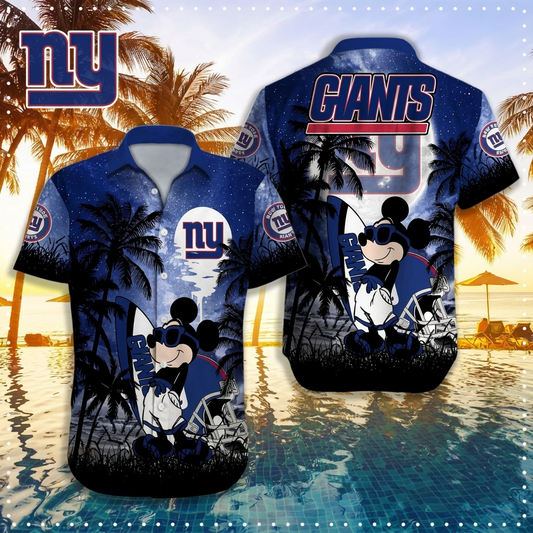 NFL X NYG MK Tropical Trees Hawaiian Shirt HLP 070526 LBN