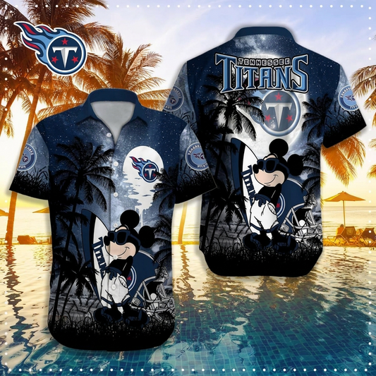 NFL X TEN MK Tropical Trees Hawaiian Shirt HLP 070526 LBN