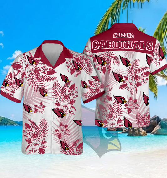 NFL x ARI Beach Hawaiian Shirt HLP 60426 HLPHUONG