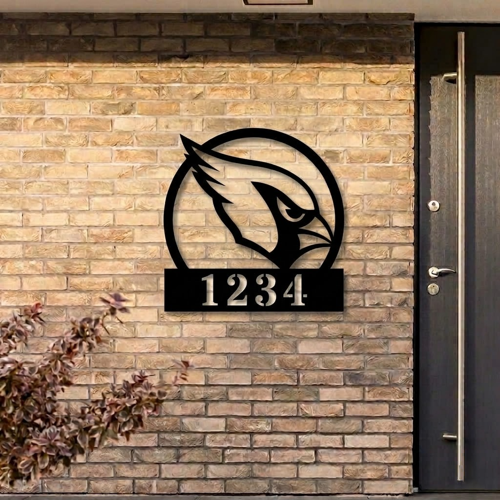 NFL x ARI Custom Address Metal Sign HLP 40526 HLPHUONG