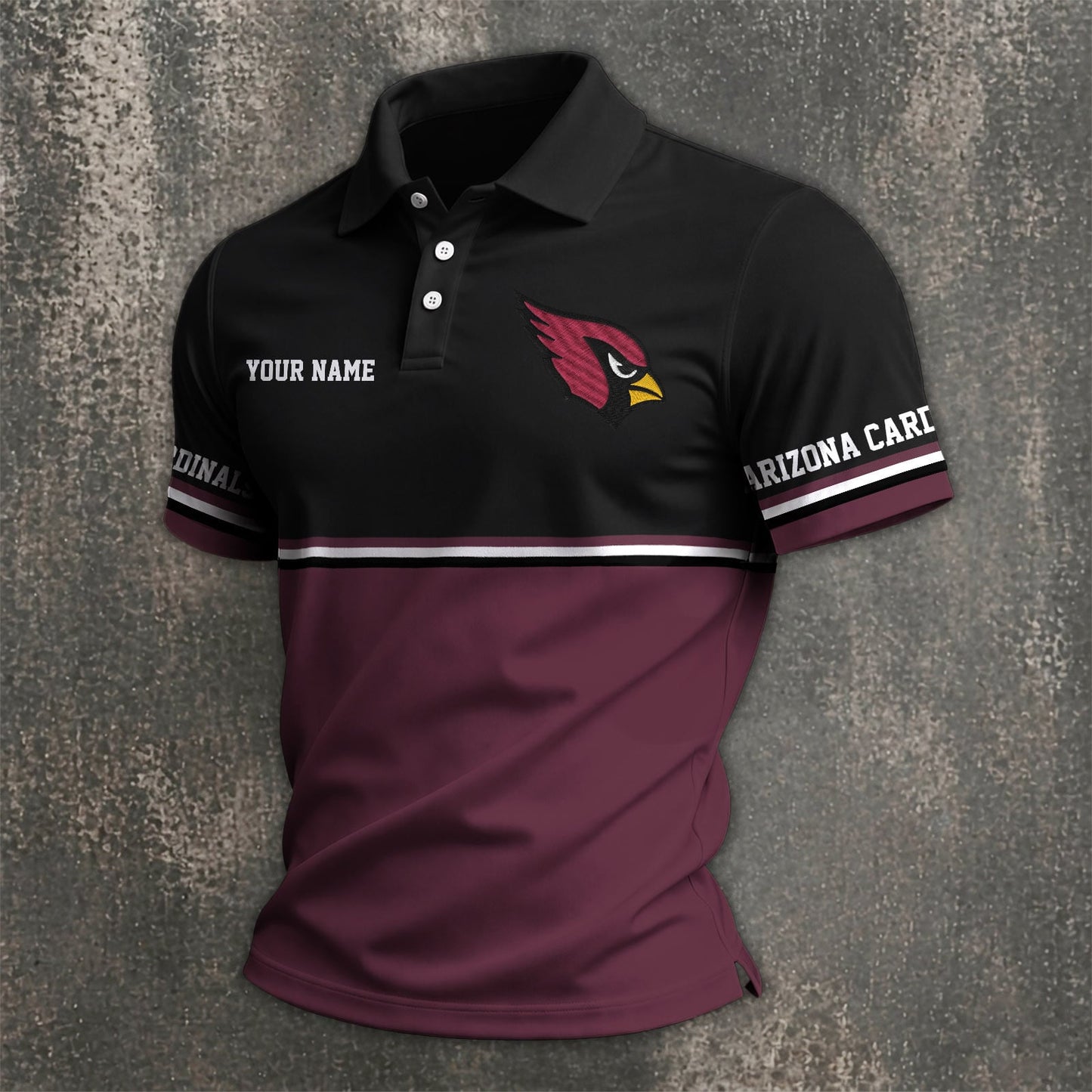 NFL x ARI Custom Name Premium Polo Shirt HLP 040526 HLPHUONG