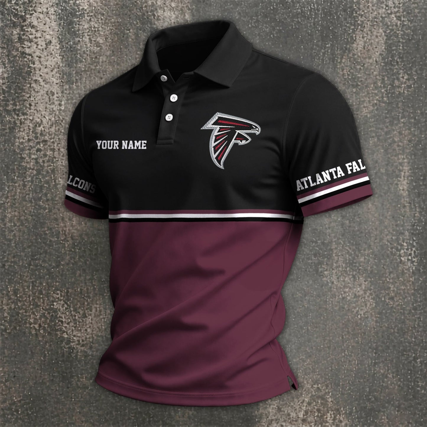NFL x ATL Custom Name Premium Polo Shirt HLP 040526 HLPHUONG
