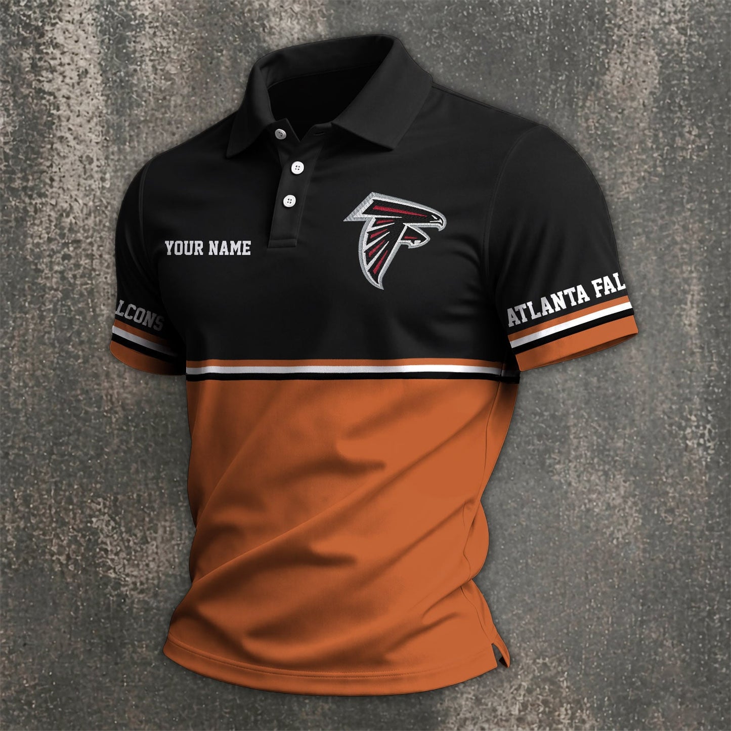 NFL x ATL Custom Name Premium Polo Shirt HLP 040526 HLPHUONG