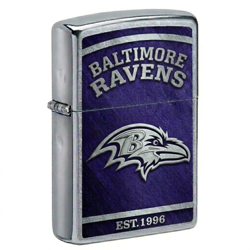 NFL x BAL EST Premium Windproof Lighter HLP 060526 LBN 1