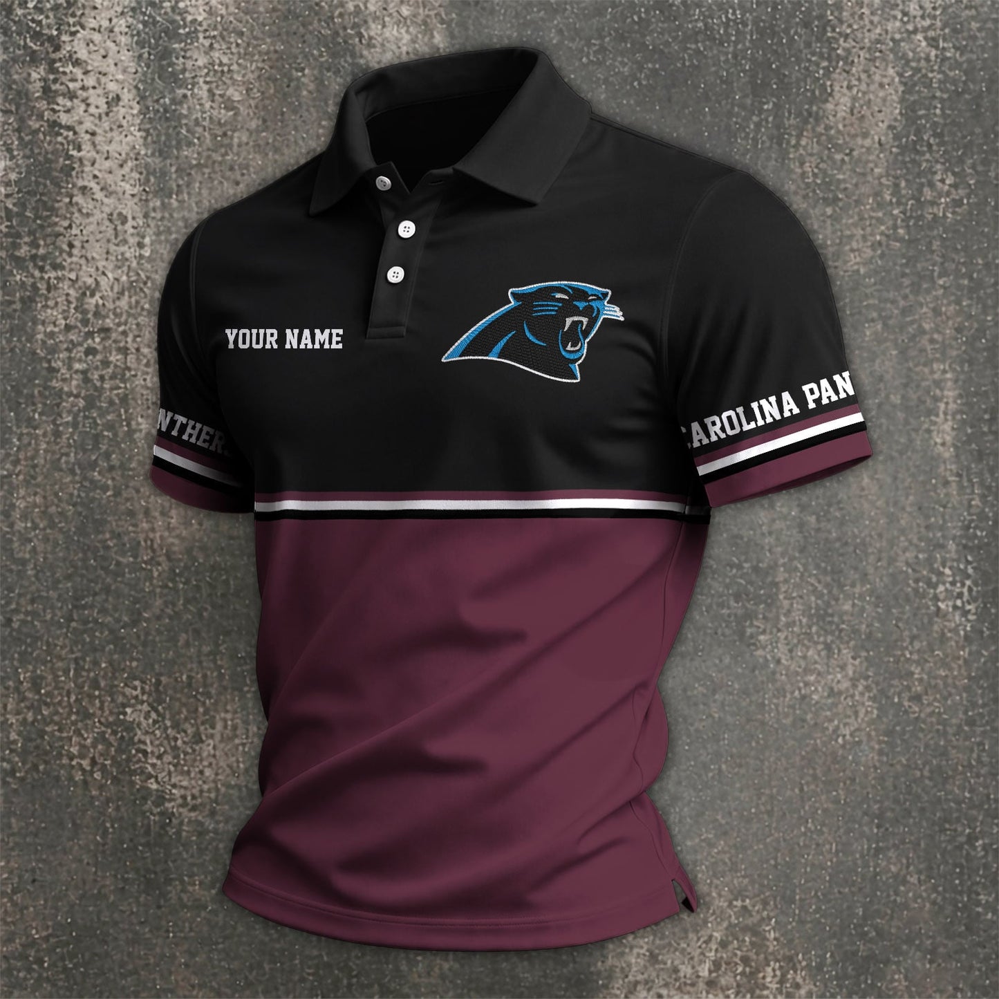 NFL x CAR Custom Name Premium Polo Shirt HLP 040526 HLPHUONG