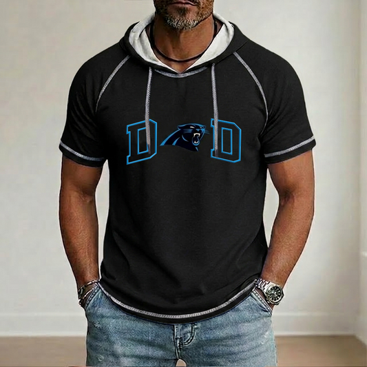 NFL x CAR Dad Hooded Short Sleeve Shirt HLP 280426 LBN