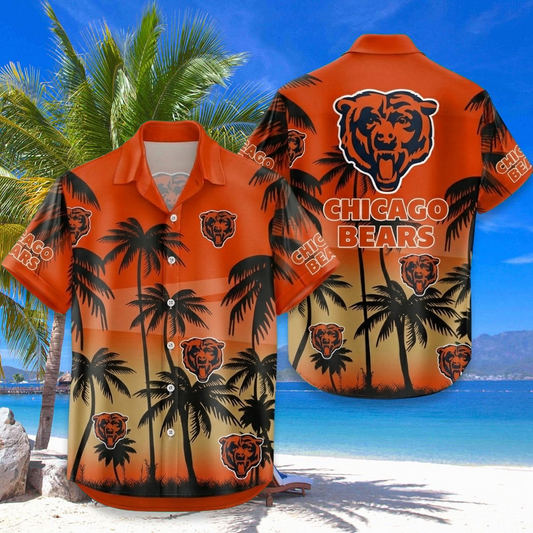 NFL x CHI Coconut Hawaiian Shirt HLP 20426 LBN
