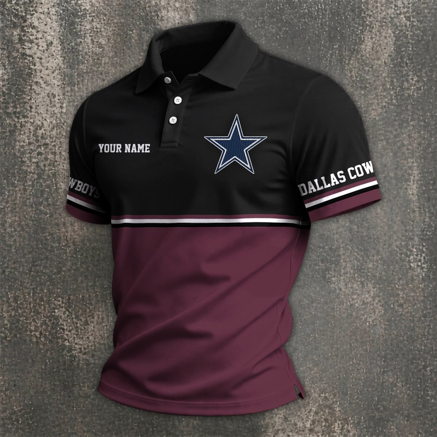 NFL x DAL Custom Name Premium Polo Shirt HLP 040526 HLPHUONG