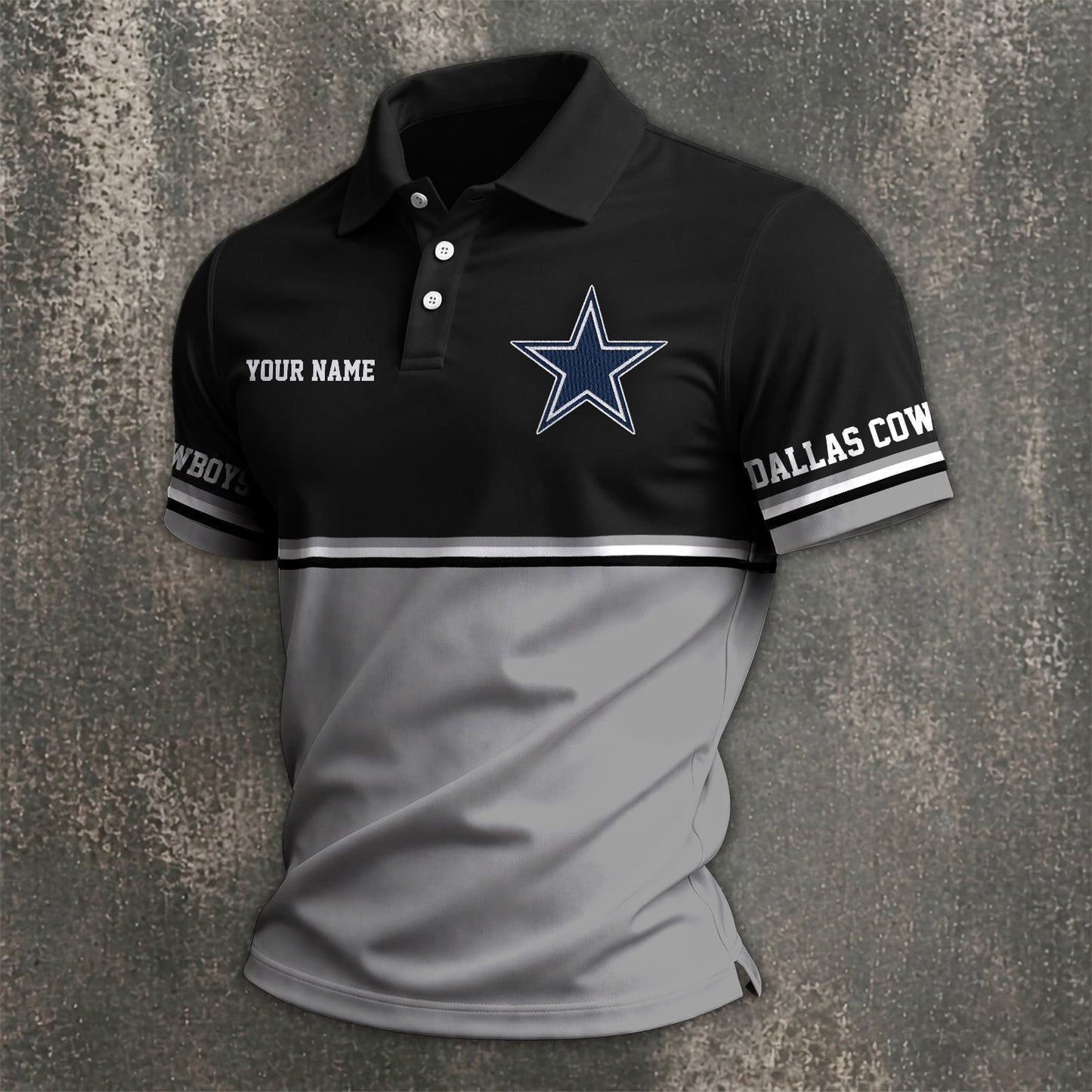 NFL x DAL Custom Name Premium Polo Shirt HLP 040526 HLPHUONG
