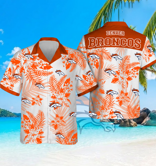 NFL x DEN Beach Hawaiian Shirt HLP 60426 HLPHUONG