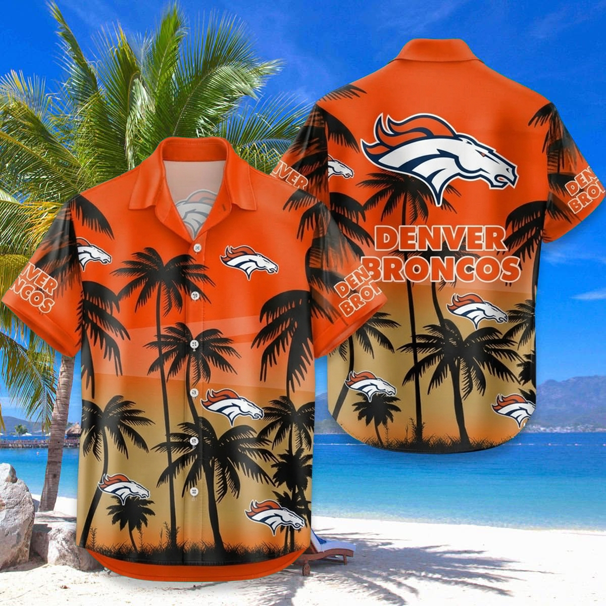 NFL x DEN Coconut Hawaiian Shirt HLP 20426 LBN