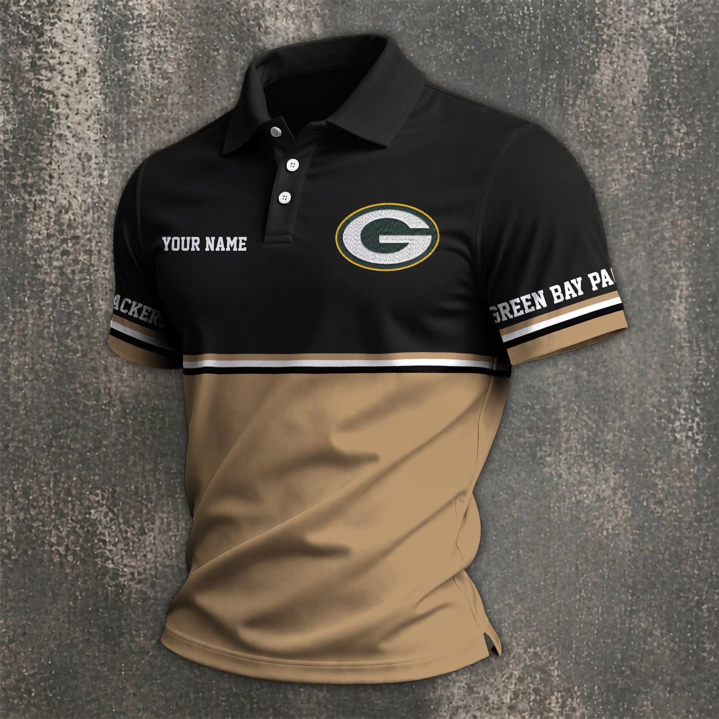 NFL x GB Custom Name Premium Polo Shirt HLP 040526 HLPHUONG