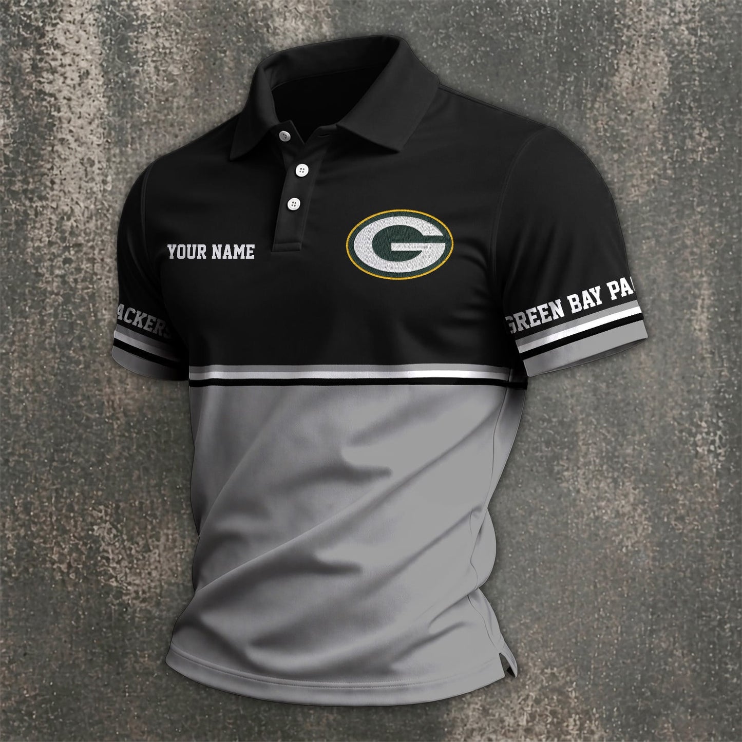 NFL x GB Custom Name Premium Polo Shirt HLP 040526 HLPHUONG