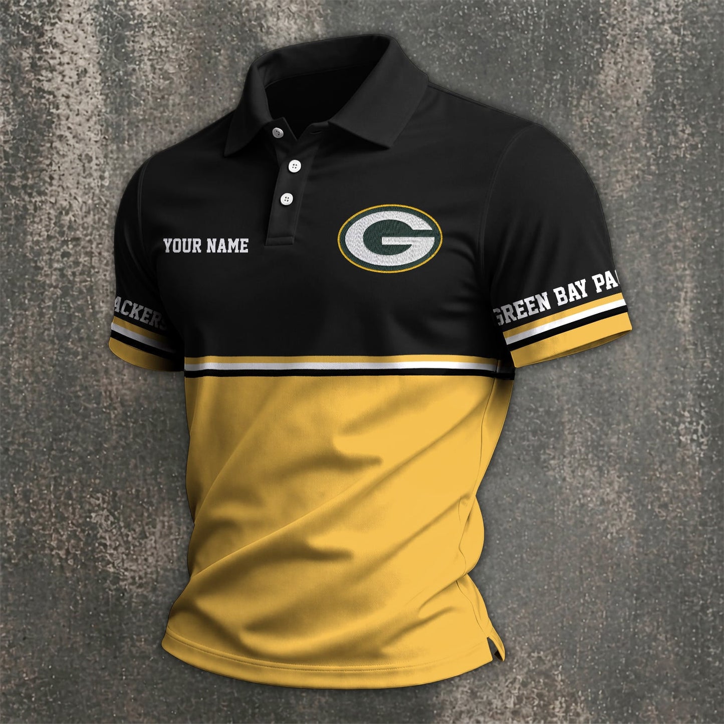 NFL x GB Custom Name Premium Polo Shirt HLP 040526 HLPHUONG