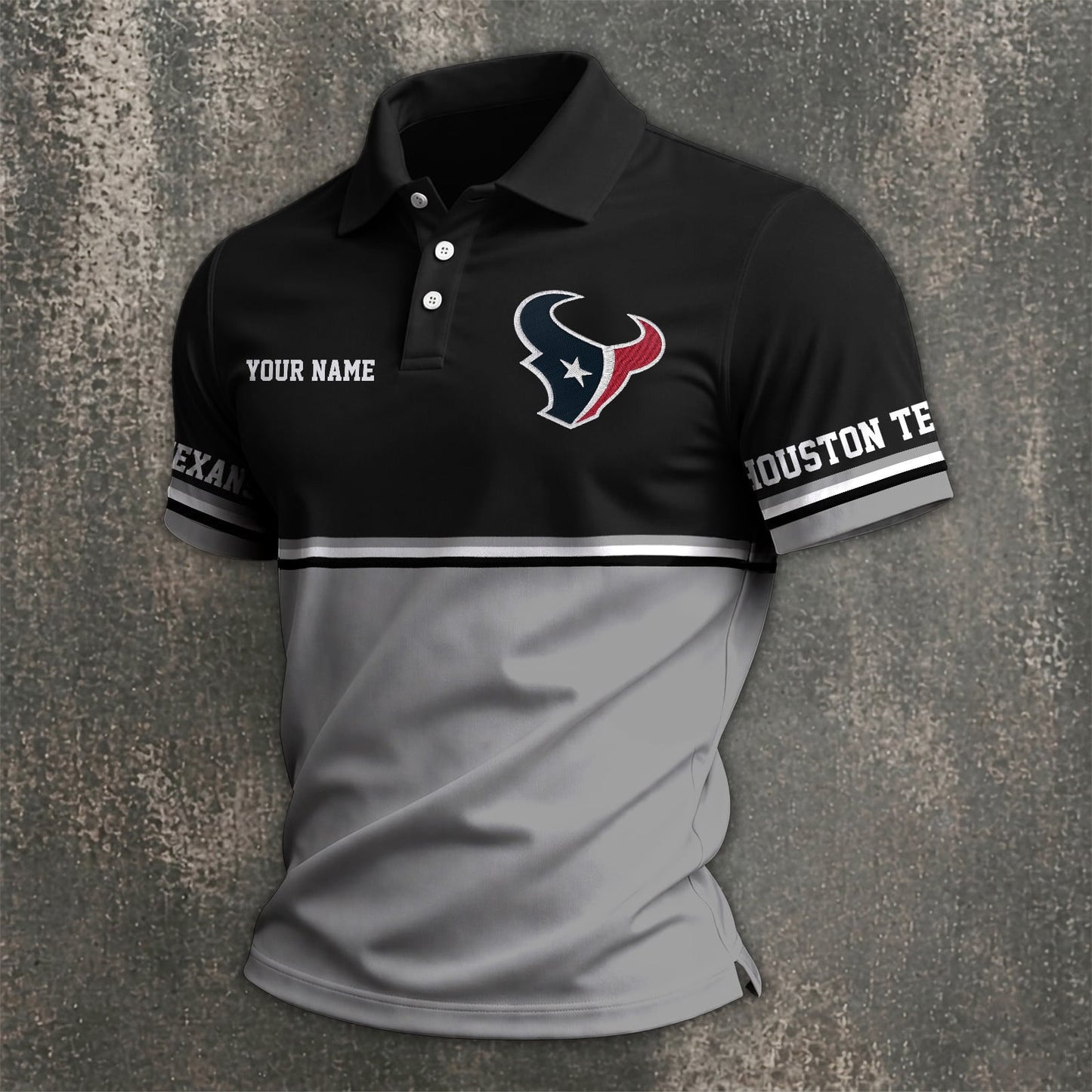 NFL x HOU Custom Name Premium Polo Shirt HLP 040526 HLPHUONG