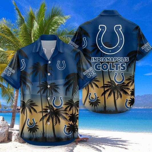 NFL x IND Coconut Hawaiian Shirt HLP 20426 LBN