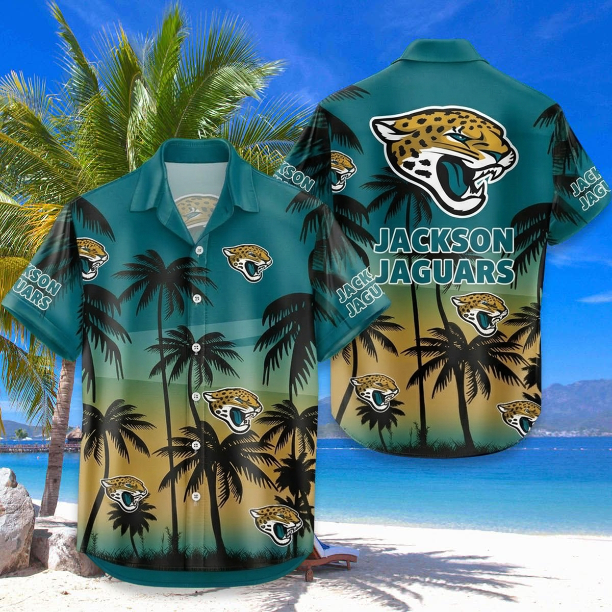 NFL x JAX Coconut Hawaiian Shirt HLP 20426 LBN