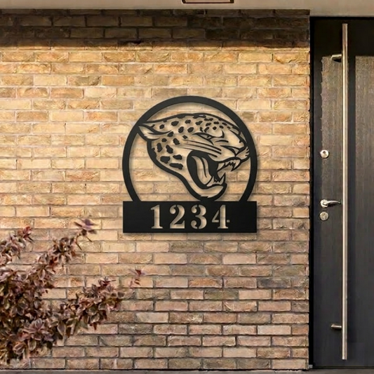 NFL x JAX Custom Address Metal Sign HLP 40526 HLPHUONG