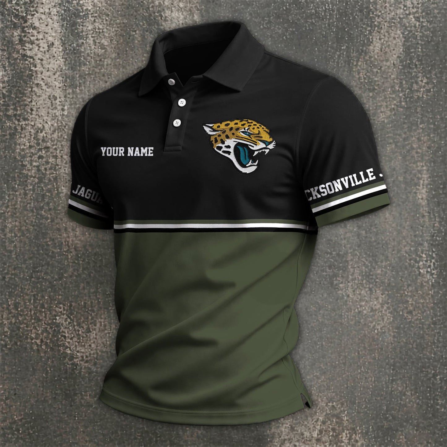 NFL x JAX Custom Name Premium Polo Shirt HLP 040526 HLPHUONG