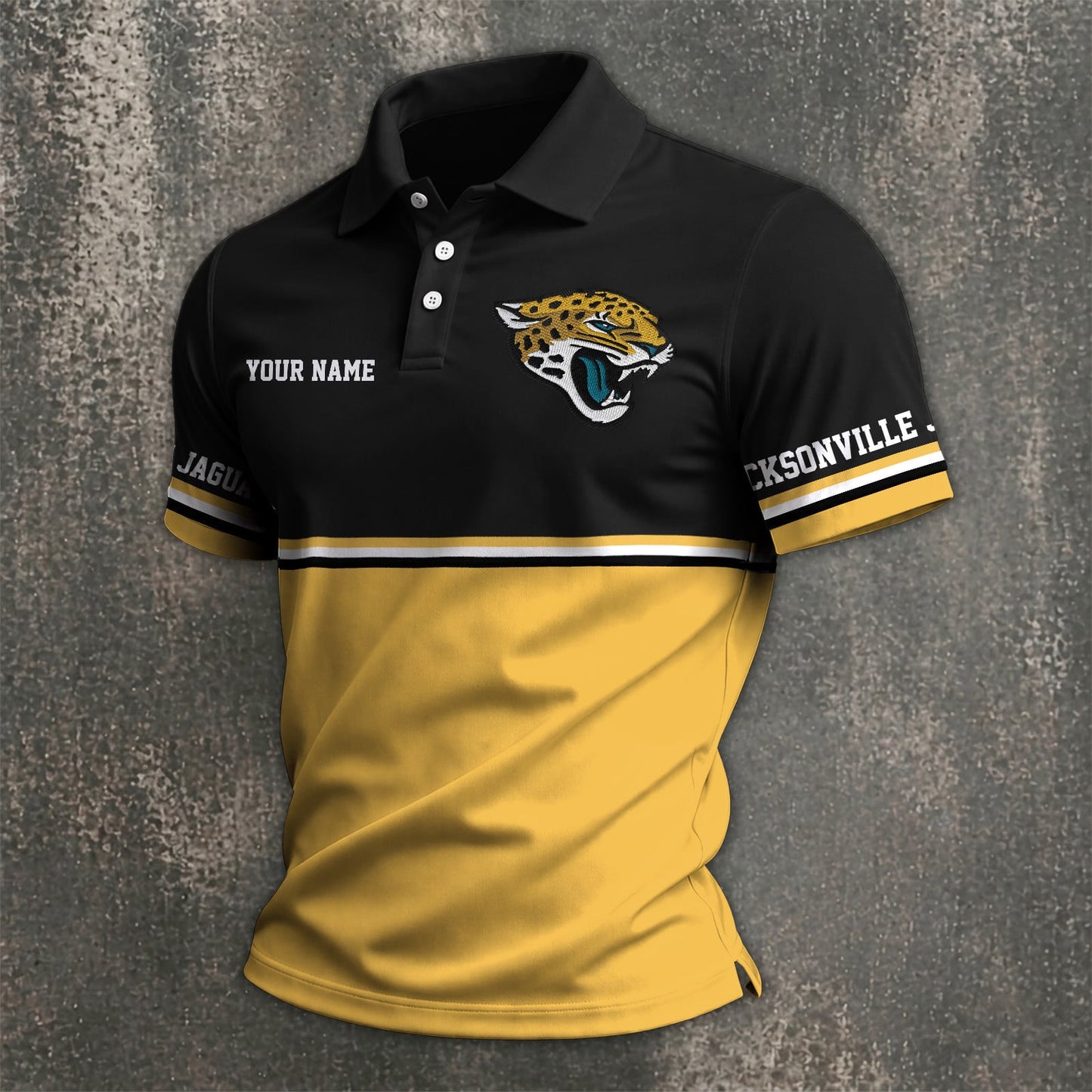 NFL x JAX Custom Name Premium Polo Shirt HLP 040526 HLPHUONG