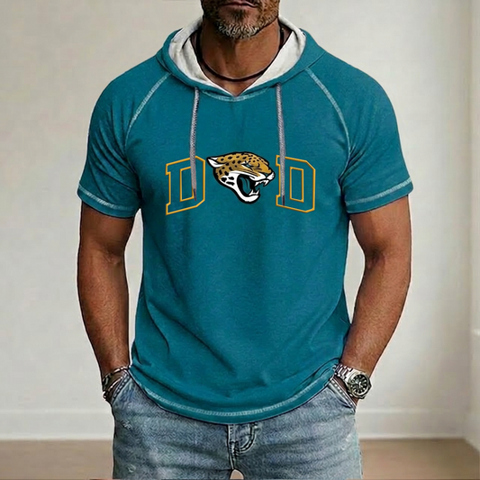 NFL x JAX Dad Hooded Short Sleeve Shirt HLP 280426 LBN