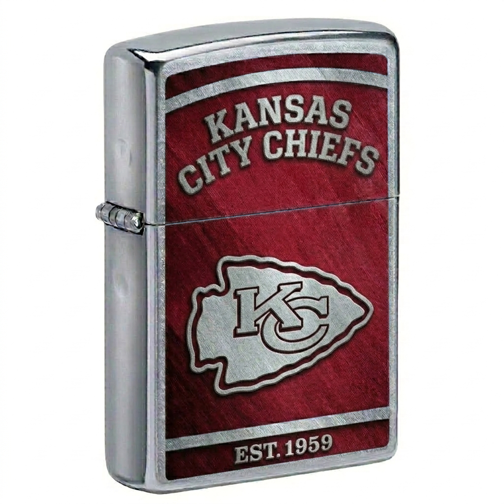 NFL x KC EST Premium Windproof Lighter HLP 060526 LBN 1