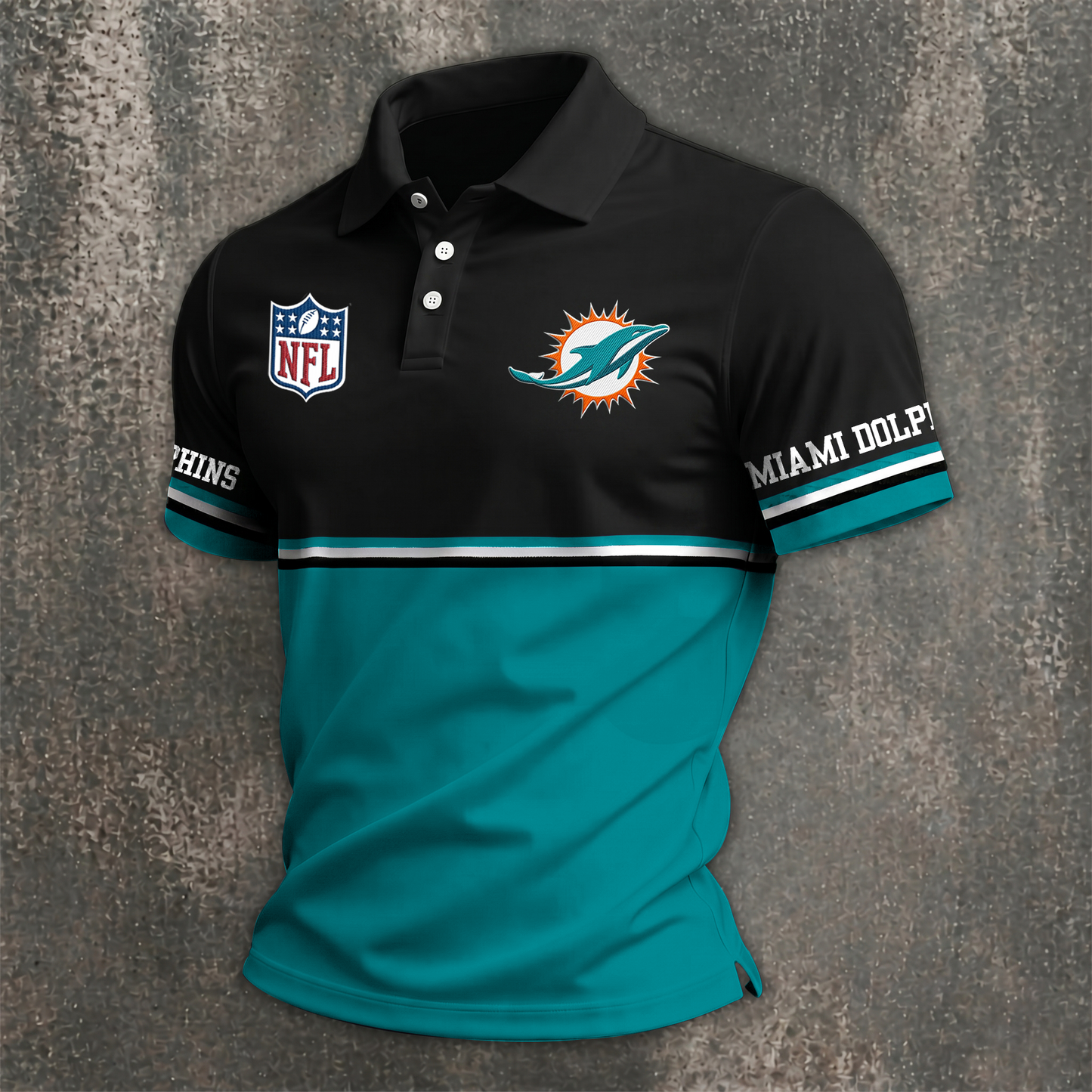 NFL x MIA Premium Polo Shirt HLP 050526 HLPHUONG
