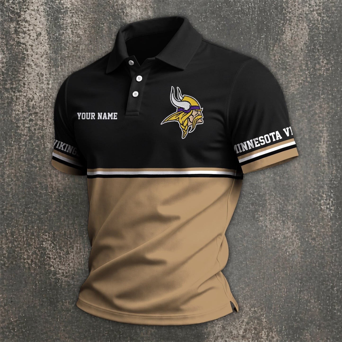 NFL x MIN Custom Name Premium Polo Shirt HLP 040526 HLPHUONG