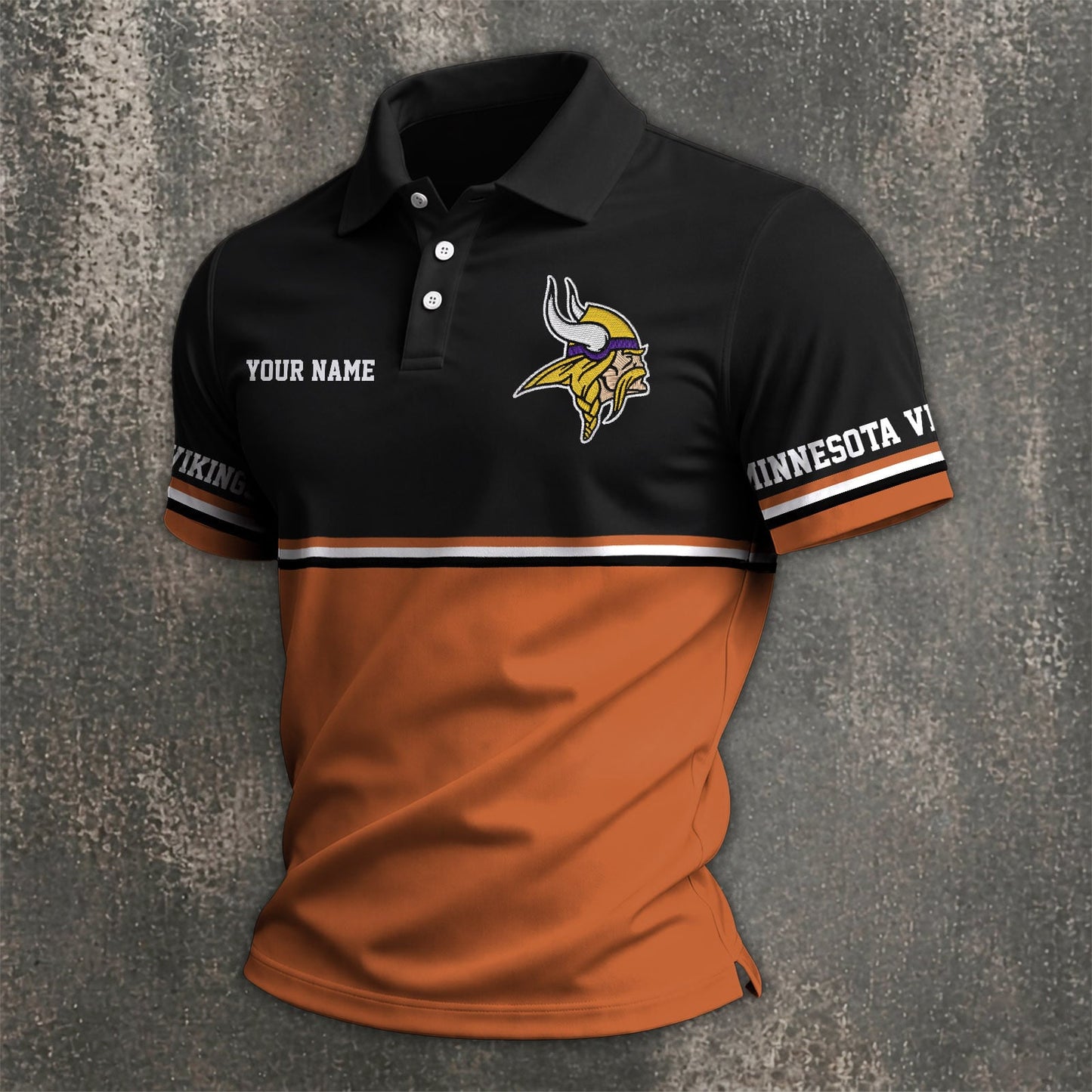 NFL x MIN Custom Name Premium Polo Shirt HLP 040526 HLPHUONG