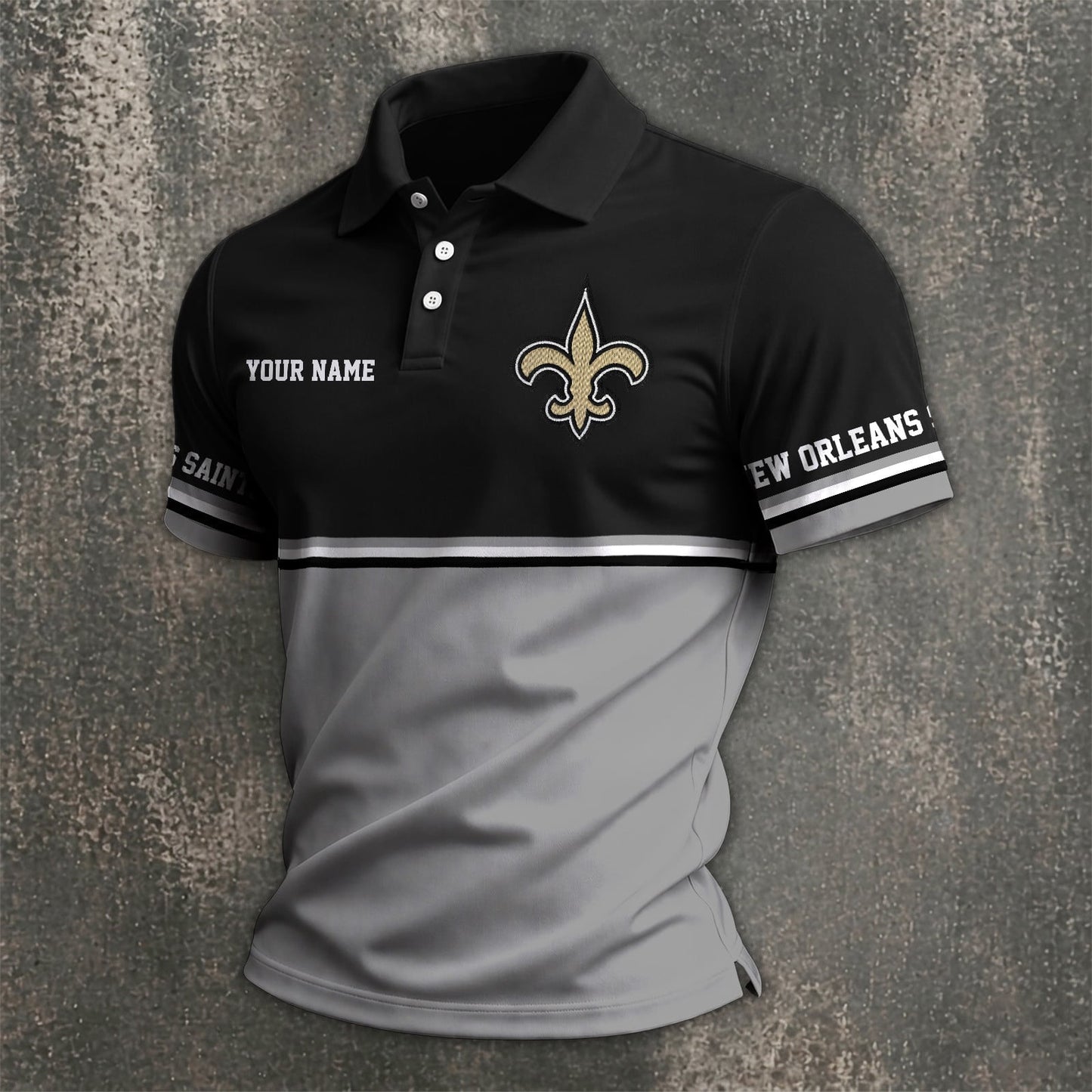NFL x NO Custom Name Premium Polo Shirt HLP 040526 HLPHUONG