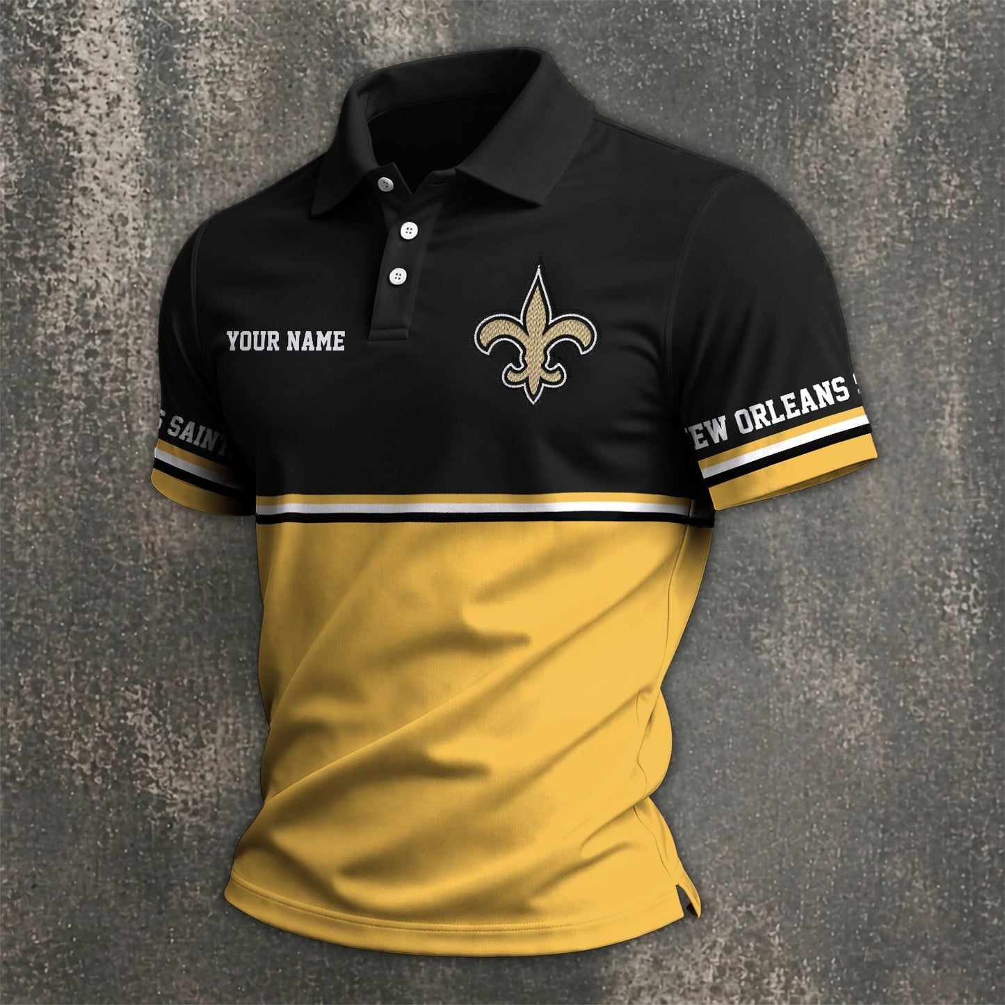 NFL x NO Custom Name Premium Polo Shirt HLP 040526 HLPHUONG