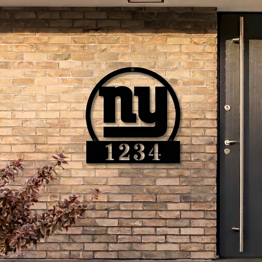 NFL x NYG Custom Address Metal Sign HLP 40526 HLPHUONG