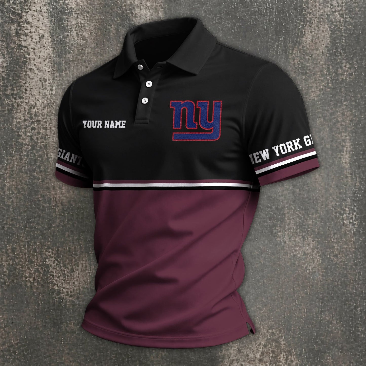 NFL x NYG Custom Name Premium Polo Shirt HLP 040526 HLPHUONG