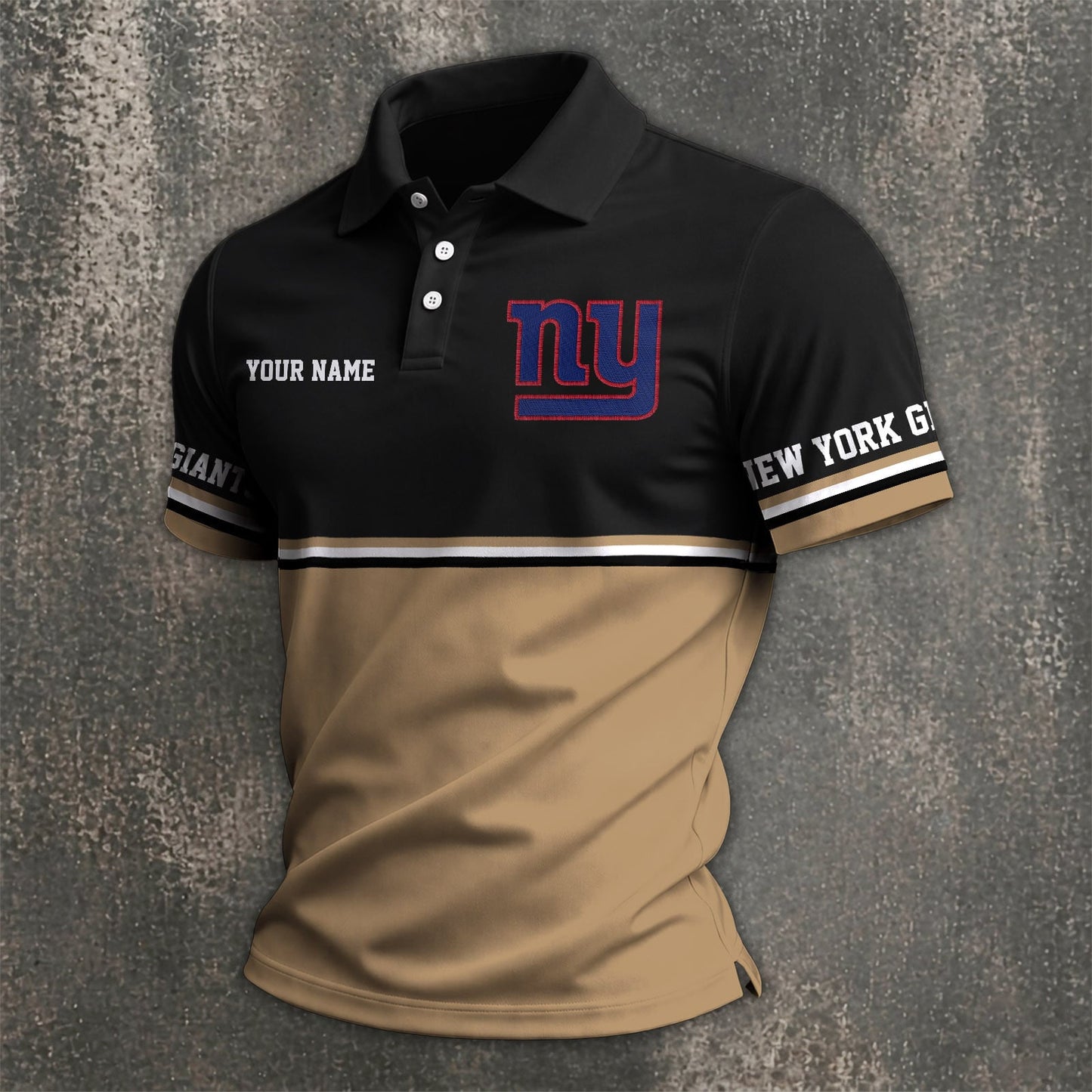 NFL x NYG Custom Name Premium Polo Shirt HLP 040526 HLPHUONG