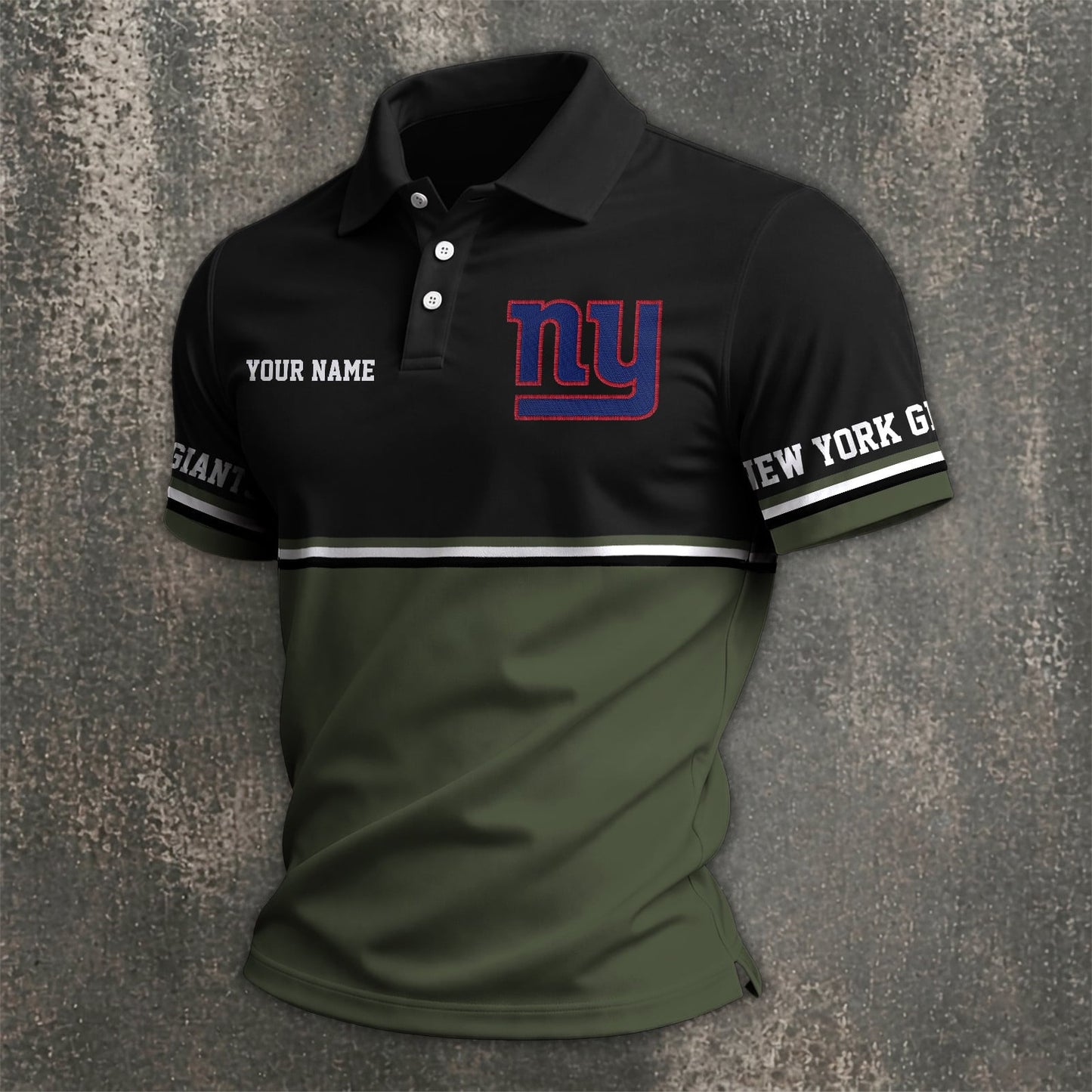 NFL x NYG Custom Name Premium Polo Shirt HLP 040526 HLPHUONG