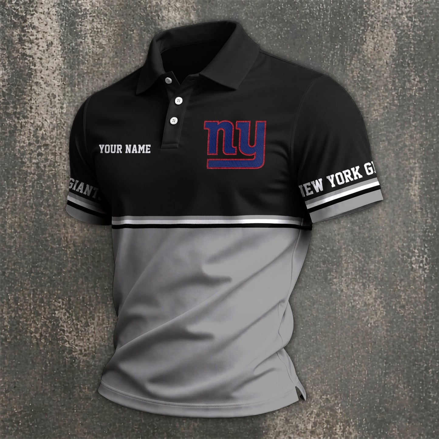 NFL x NYG Custom Name Premium Polo Shirt HLP 040526 HLPHUONG