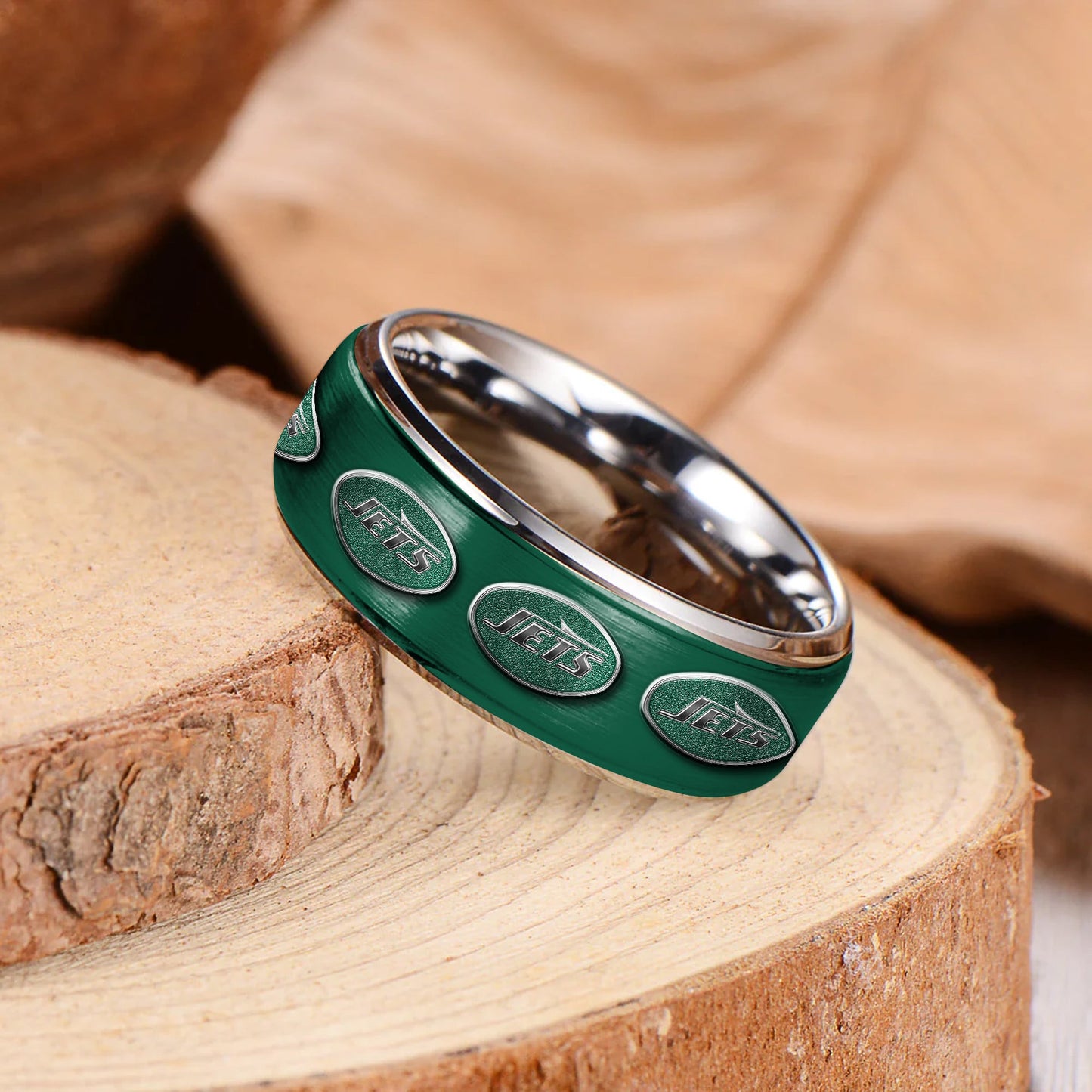 NFL x NYJ Silver Tungsten Ring HLP 040526 LBN
