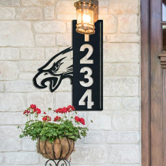 NFL x PHI Custom Address Metal Sign HLP 40526 LBN