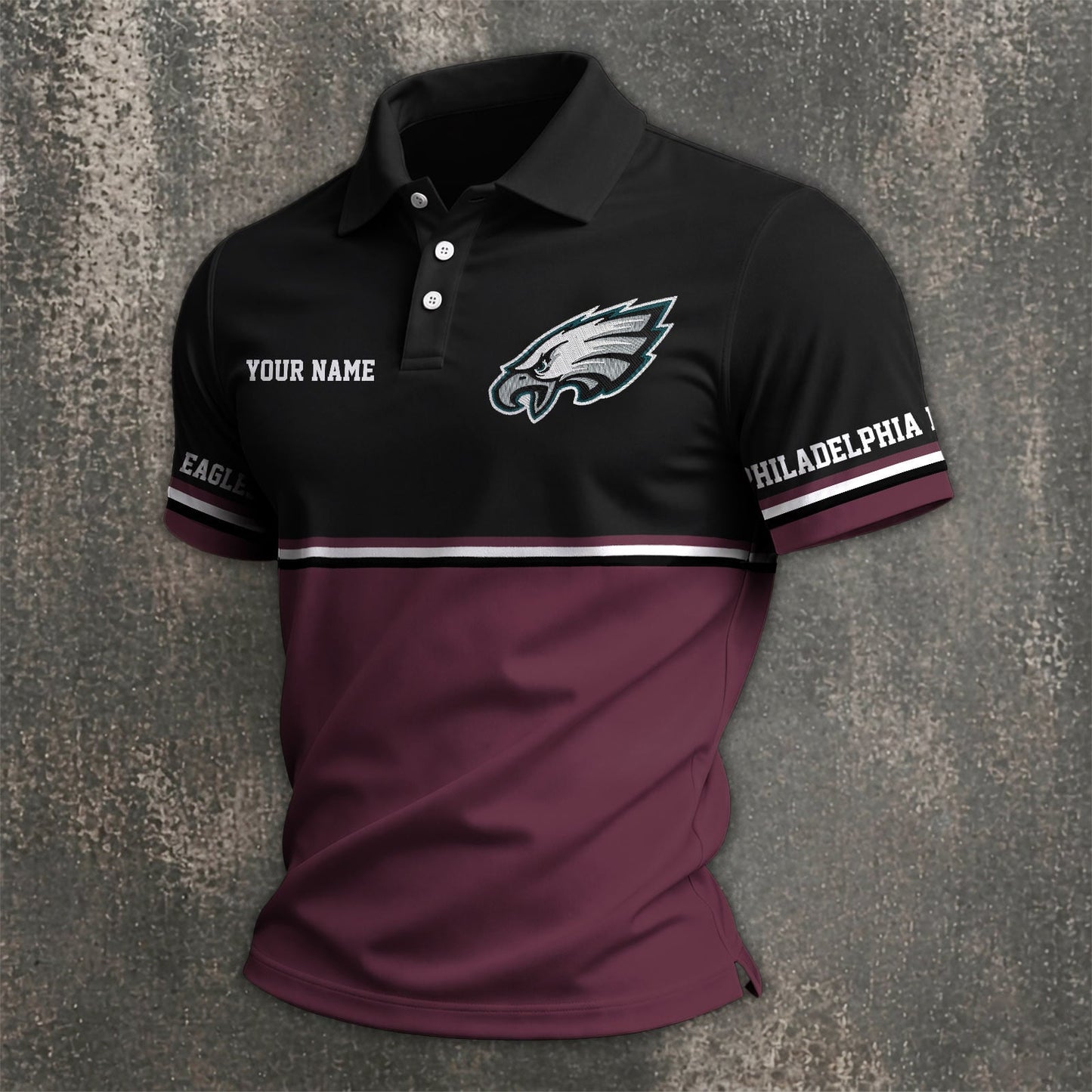 NFL x PHI Custom Name Premium Polo Shirt HLP 040526 HLPHUONG