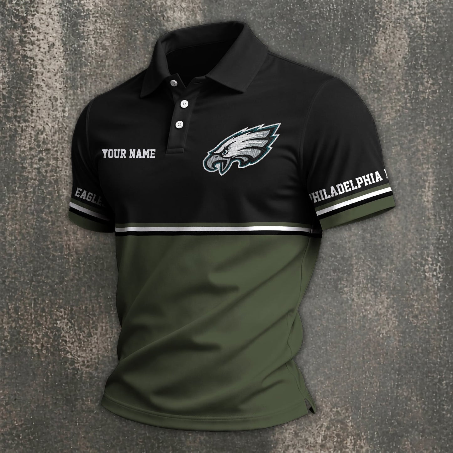 NFL x PHI Custom Name Premium Polo Shirt HLP 040526 HLPHUONG