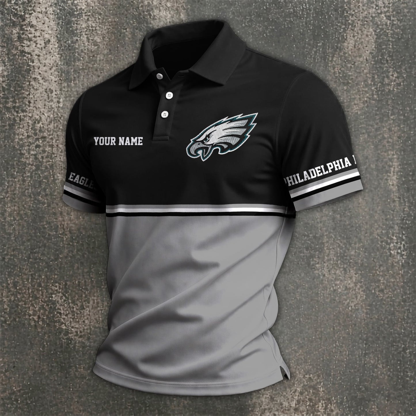 NFL x PHI Custom Name Premium Polo Shirt HLP 040526 HLPHUONG