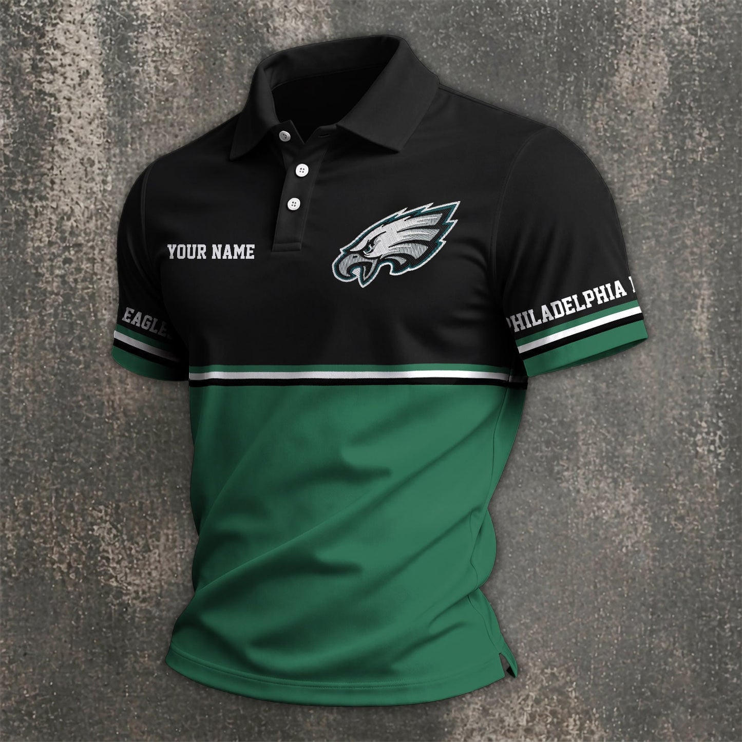 NFL x PHI Custom Name Premium Polo Shirt HLP 040526 HLPHUONG