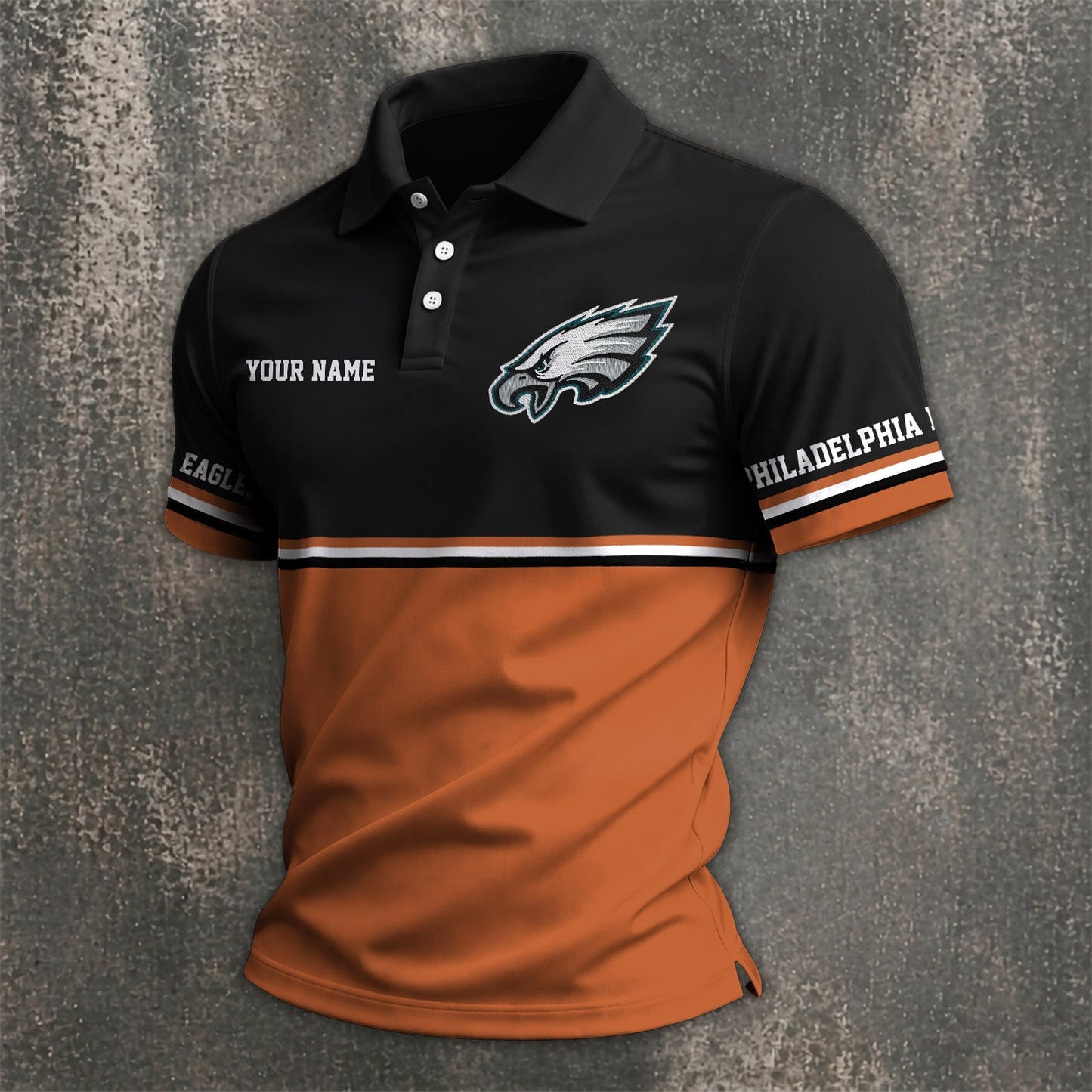 NFL x PHI Custom Name Premium Polo Shirt HLP 040526 HLPHUONG