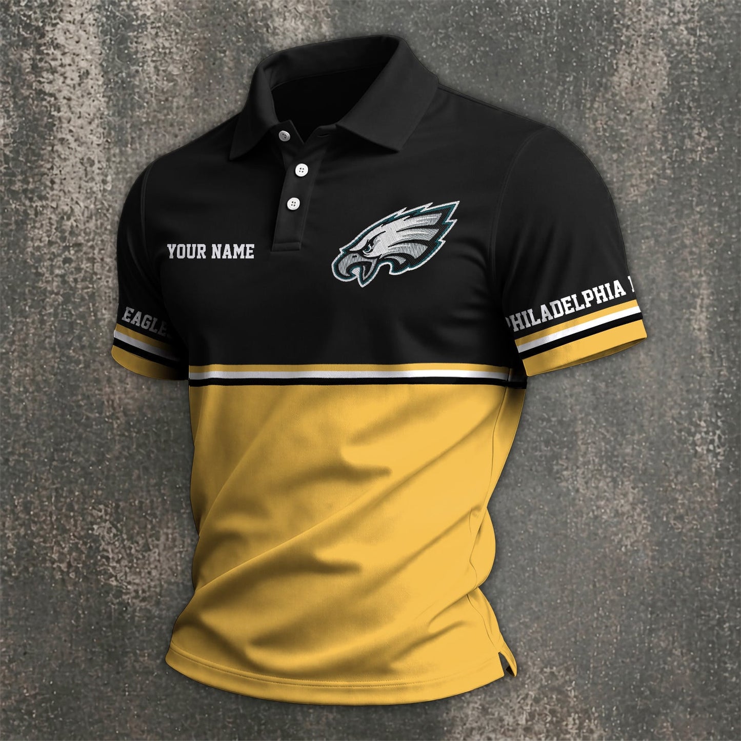 NFL x PHI Custom Name Premium Polo Shirt HLP 040526 HLPHUONG