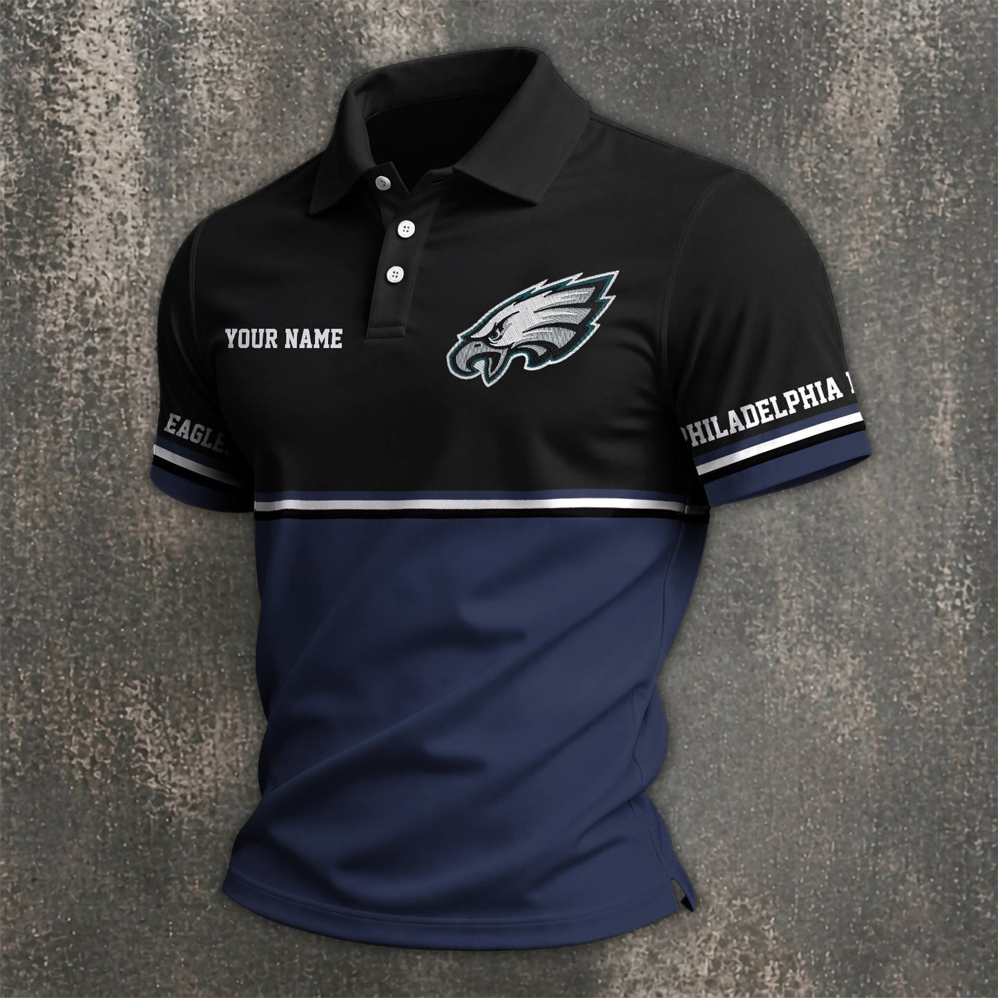 NFL x PHI Custom Name Premium Polo Shirt HLP 040526 HLPHUONG
