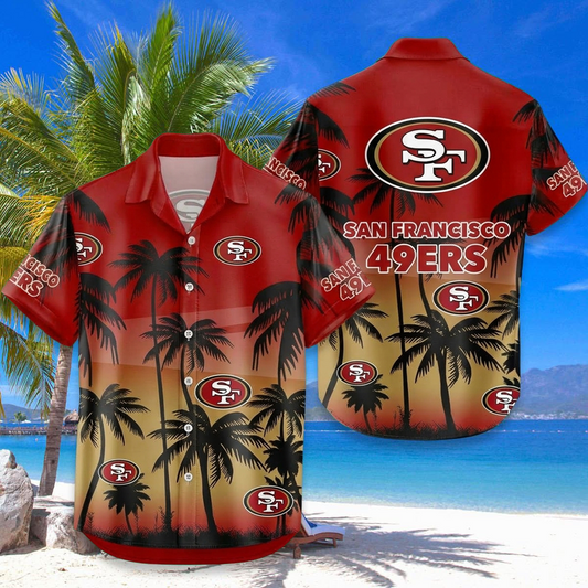 NFL x SF Coconut Hawaiian Shirt HLP 20426 LBN