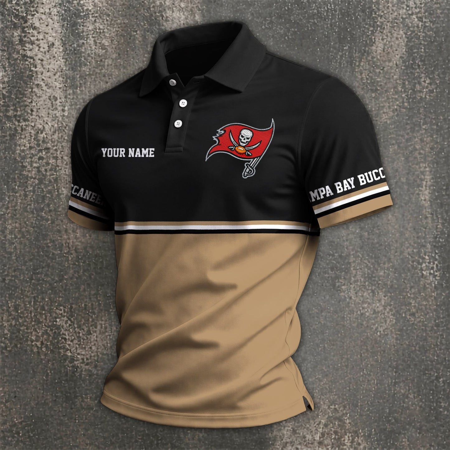NFL x TB Custom Name Premium Polo Shirt HLP 040526 HLPHUONG